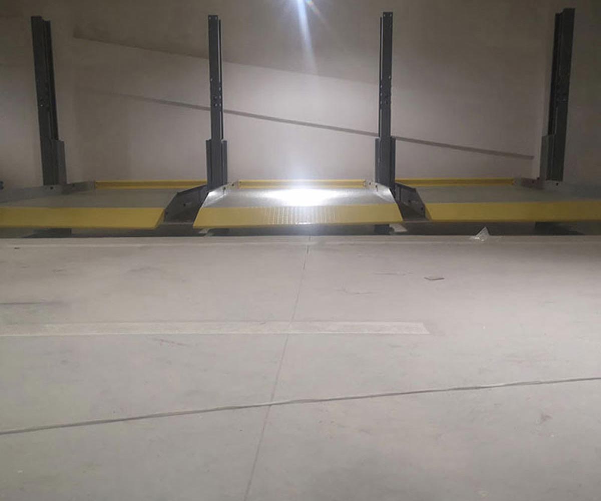 盐津双层升降横移式机械式停车设备安装