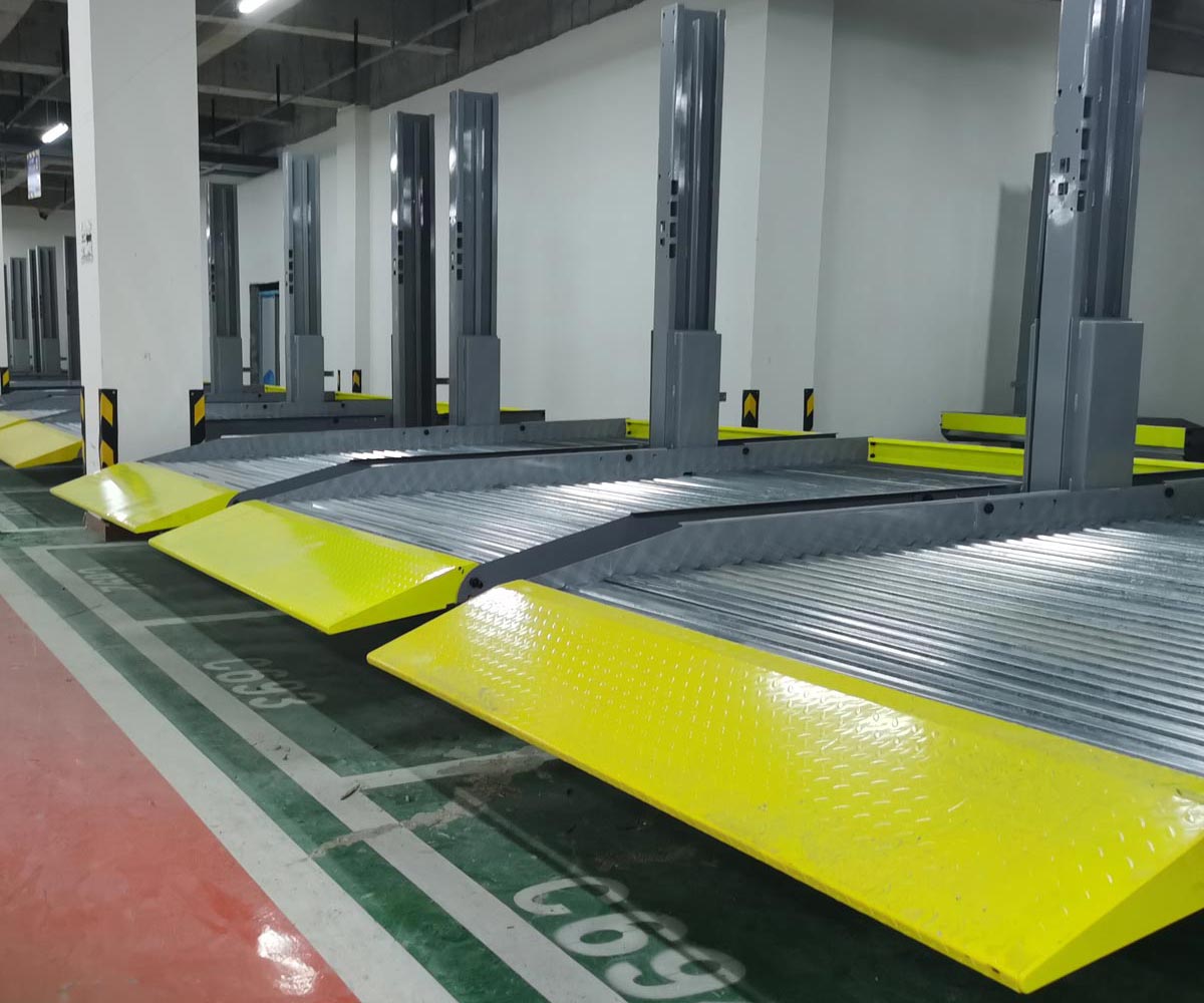 江城2层简易式机械式立体停车设备短租