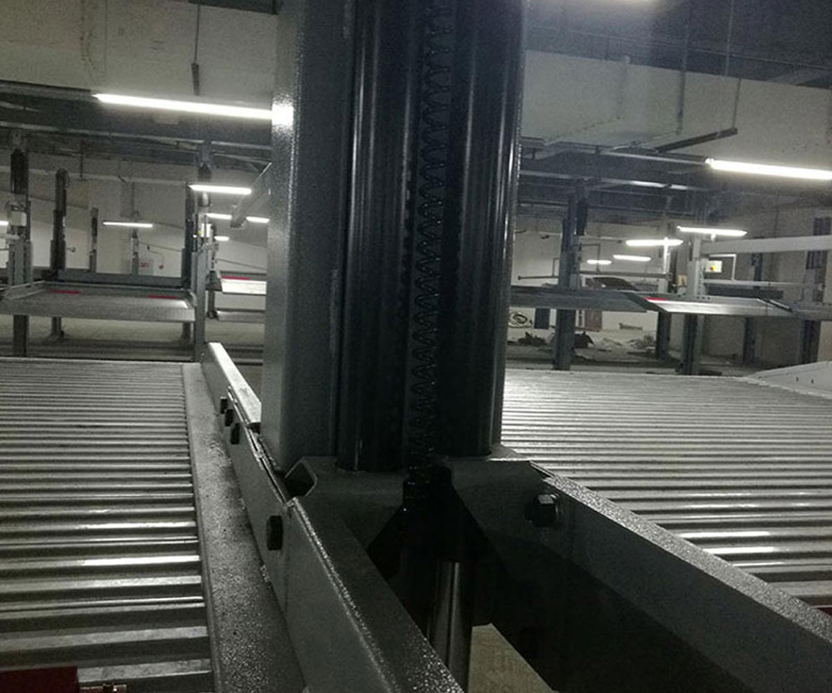 新宁二层升降横移机械停车库厂家