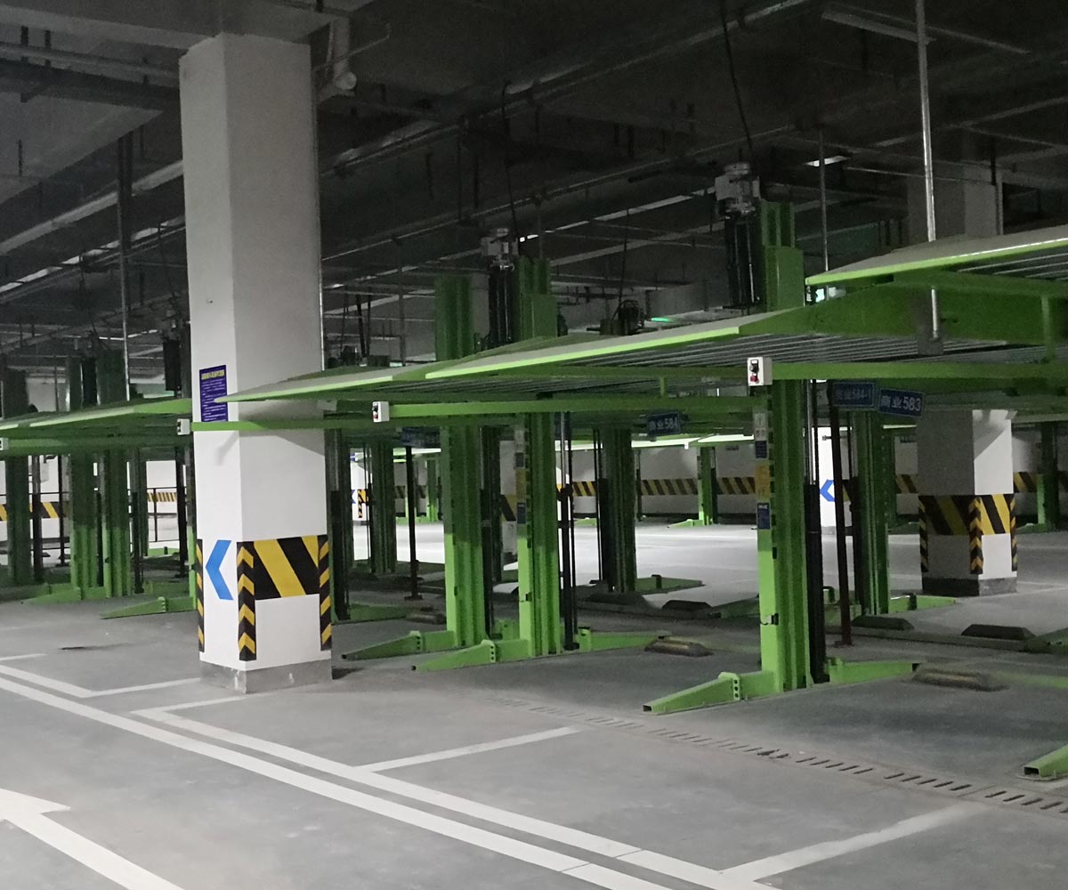 江州小区地下室简易类机械式立体停车设备