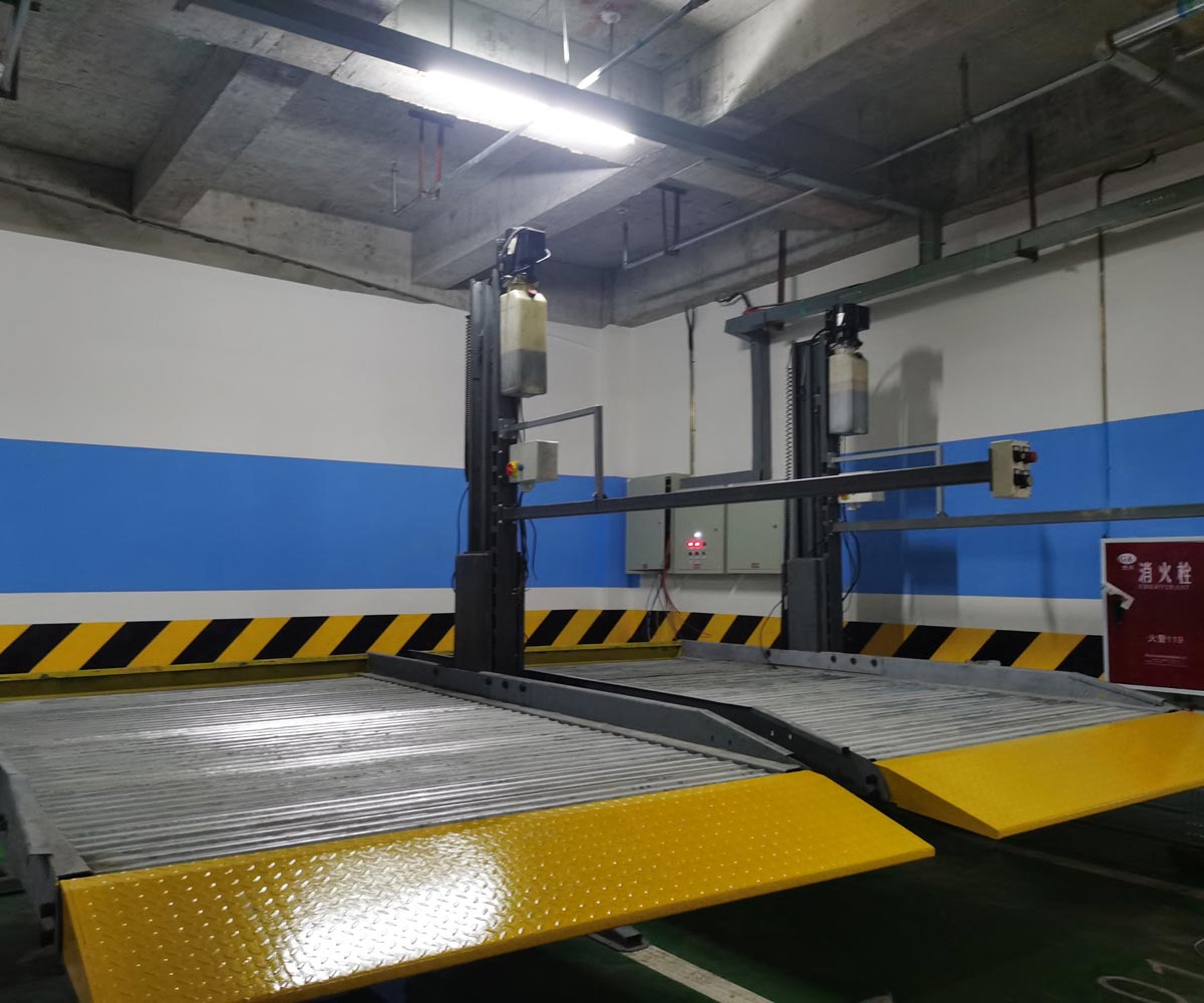 江州地下室家用简易升降类机械式立体停车设备
