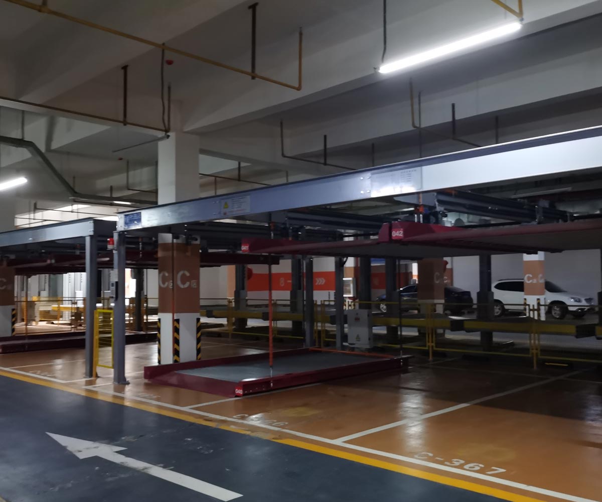 宾川PJS四柱简易升降机械式停车设备