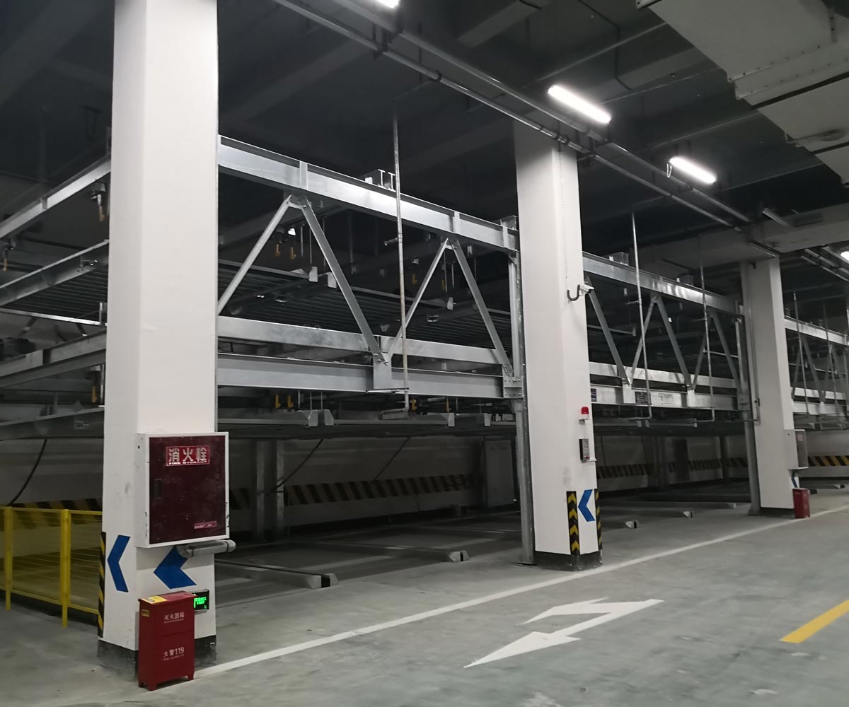 重庆单列PSH2二层升降横移机械式停车设备