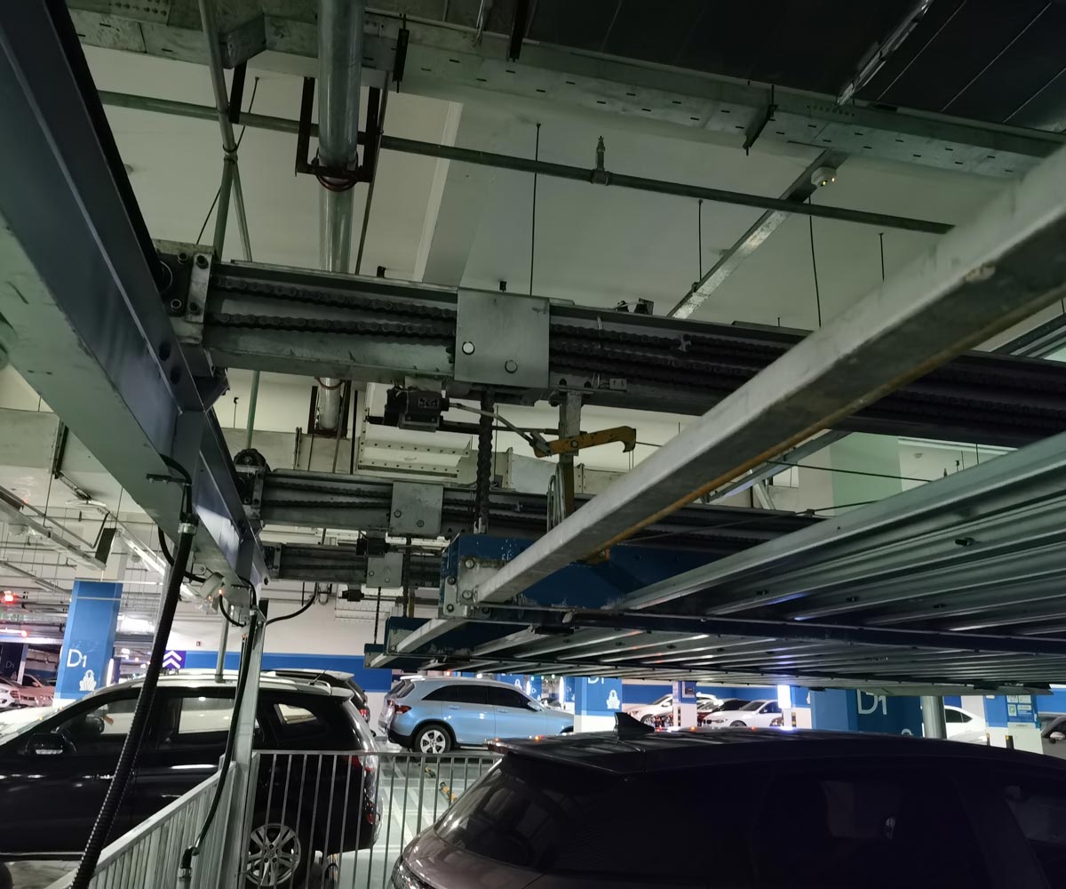 永平PSH2二层升降横移机械式停车设备